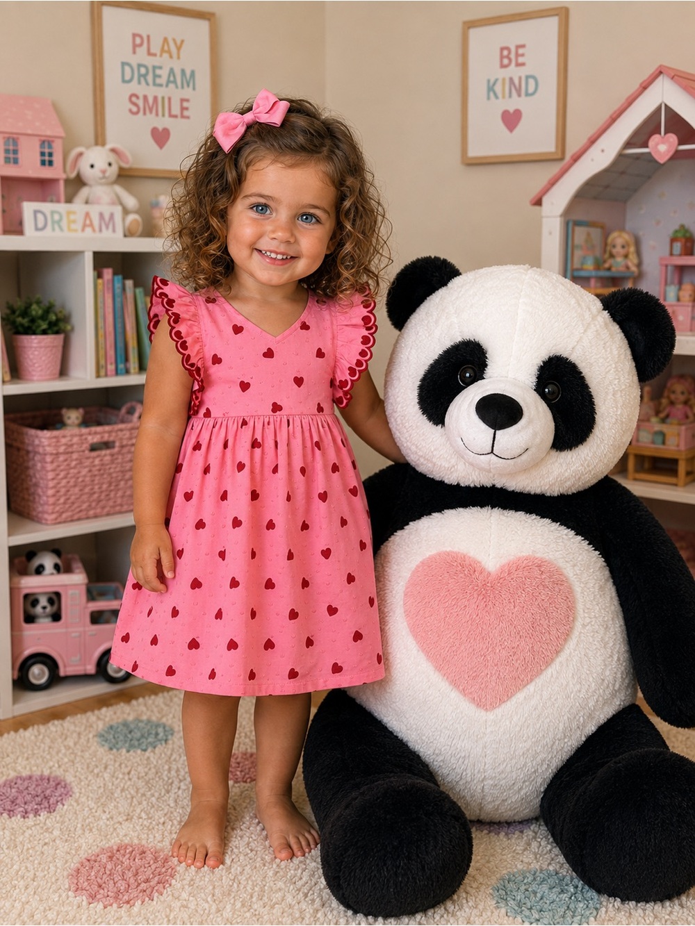 Isaac Mizrahi toddler girl pink dress